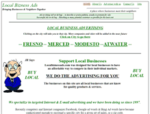 Tablet Screenshot of localbiznessads.com